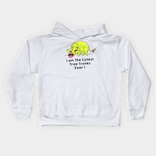 I am The Cutest Tree Trunks Ever - Adventure Time Tree Trunks Kids Hoodie